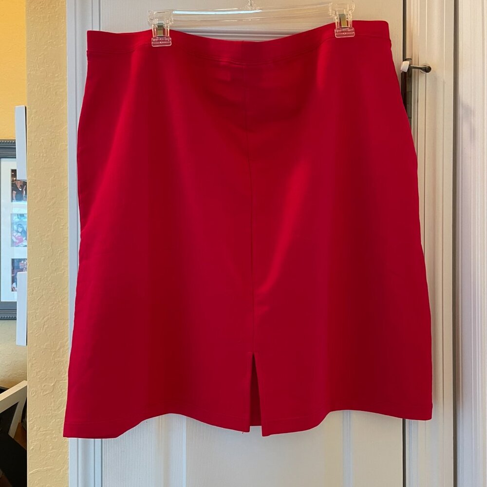 NEW! Susan Graver French Terry Slim Skirt XL - Picture 12 of 12